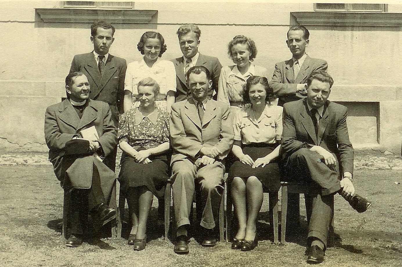 Učiteľský zbor, Štátnej meštianskej školy v Dobšinej 1946 