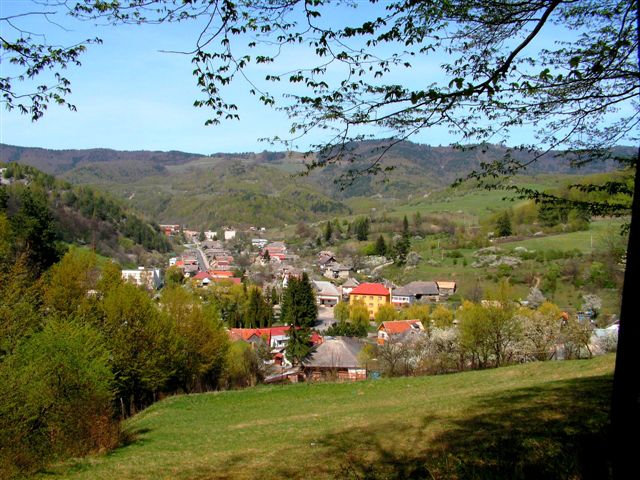 Vlčia dolina  s pozadím Dobšinského kopca a Gúgla
